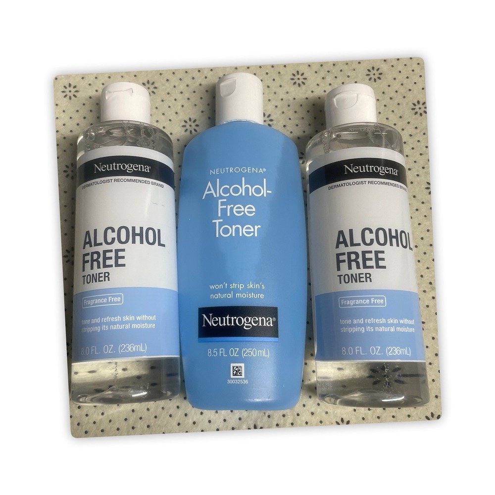 Neutrogena Alcohol‎ Free Toner, 3 Bottles